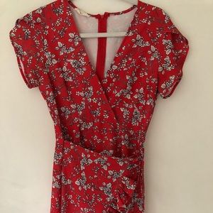 Floral Wrap Dress